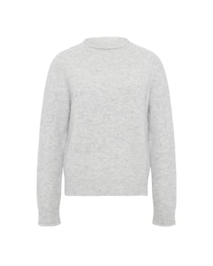Boss Fesperanasy-sweatshirt voor dames (Lichtgrijs)
