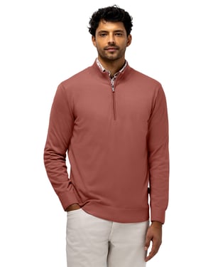 Half zip trui State of Art roze