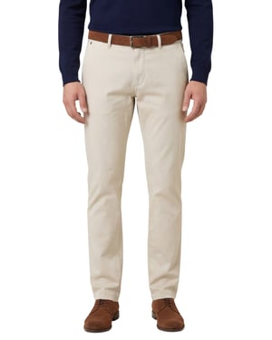 Gardeur Bono Pantalon Beige katoen effen