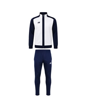 New Balance Travel Mens White/Navy Tracksuit