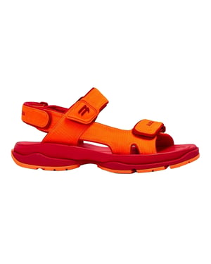 Balenciaga Toeristische sandalen voor dames (Oranje/Rood)