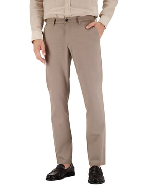 Bruine Pantalon Gardeur Modern Fit Bono katoen