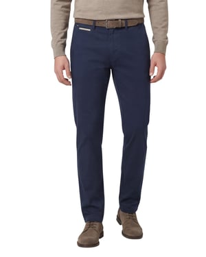 katoenen broek Gardeur Benny donkerblauw