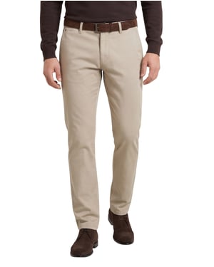katoenen broek Gardeur beige