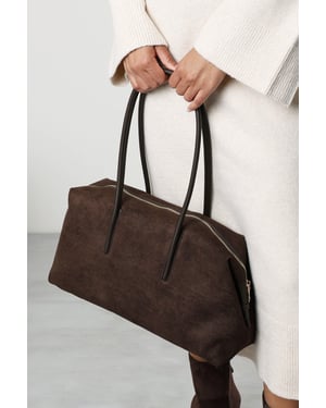 Where's That From Womens Girelle Leather Bowler Bag