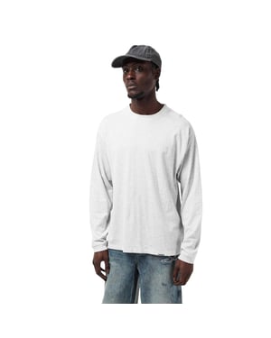 Represent Heren Regular T-shirt met lange mouwen (Ijs Grijs Mergel)