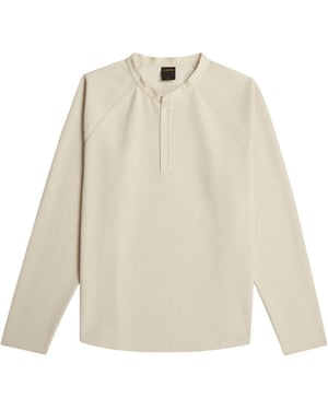 G-Star Waffle henley relaxed l\s