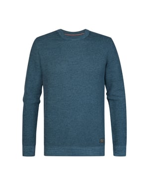 Petrol Industries Heren trui m-3060-kwr225 5202 storm blue