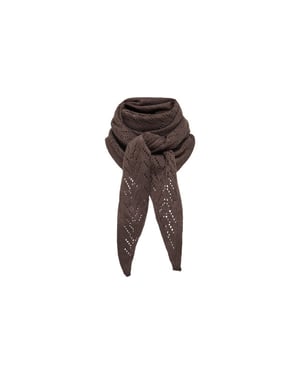 Only onlmarie pointelle triangle scarf c 15376243 bracken