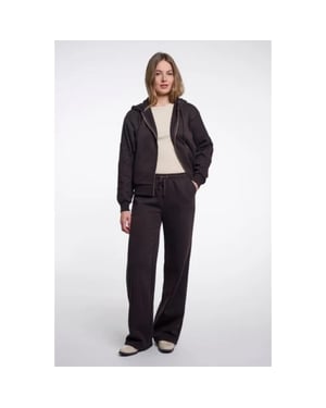 Rino & Pelle Lika regular.7002612 rino en pelle regular length wide leg pants coffee roast