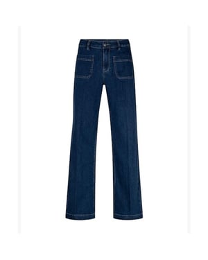 Red Button Jeans srb5169 colette front patch midstone