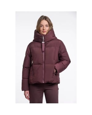 Rino & Pelle Joni.7002612 rino en pelle padded jacket with detachable collar fudge cloak