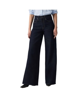 Levi's 728 high rise wide leg jeans retro rinse lb