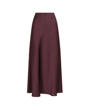 Neo Noir vicky heavy sateen skirt 159588 174 burgundy