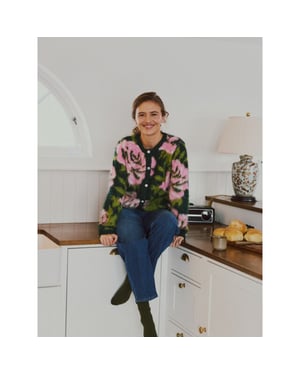 Free Quent Fqlippi-cardigan flower green