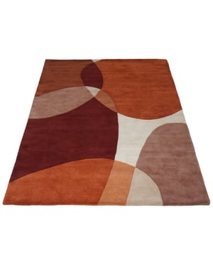 Veer Carpets Vloerkleed abstract /bruin 160 x 230 cm