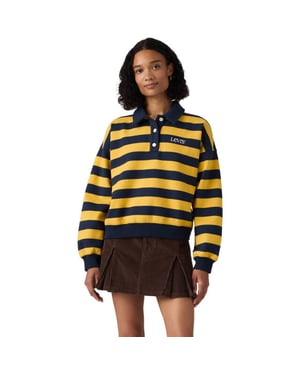 Levi's Graphic vintage rugby fleece stripe sweat