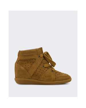 Isabel Marant Dames bobby sneaker taupe cognac