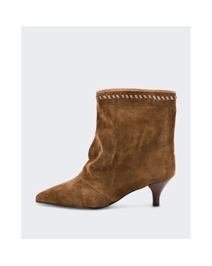 Toral Dames suède enkellaarsjes