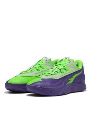 Men's Puma Scoot Zeros Ii Next Pro Basketball Trainers in Team Violet-F