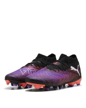 Puma Future 8 Pro voetbalschoenen voor heren, voor kunstgras (Zwart/Paars)