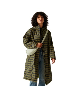 Regatta Womens Orla Kiely Bold Waterproof Fleece Lined Changing Robe - One Size