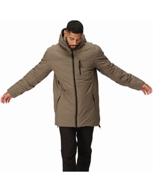 Regatta Mens Yewbank II Hooded Waterproof Outdoor Winter Park Jacket - Crocodile