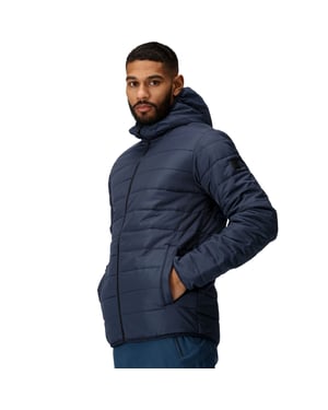 Regatta Mens Helfa Insulated Quilted Hooded Outdoor Walking Jacket Coat