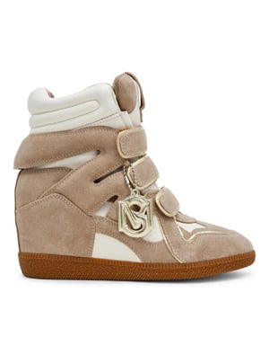 Steve Madden Mavis sand suede hoge sneakers dames