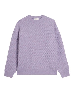 Ted Baker Wmk Morlea Horizontal Cable Relaxed Fit Jumper