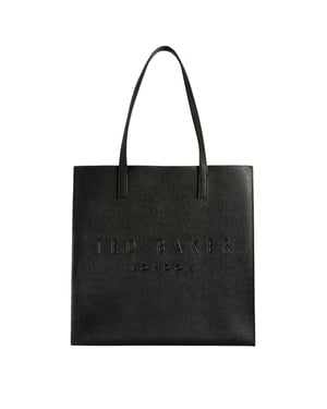 Ted Baker Crosshatch Large Black Icon Bag