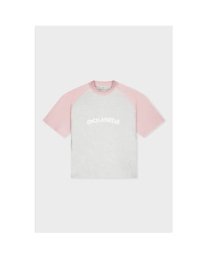 Equalité Celeste raglan boxy tee melange pink