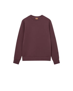 Mos Mosh 510100 283 mosmosh mmgabel crew neck sweat huckleberry