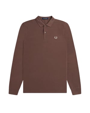Fred Perry Brick Classic Polo Shirt Met Lange Mouwen