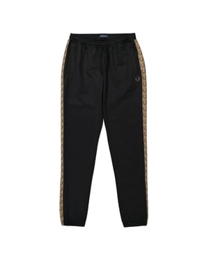 Fred Perry Seasonal Taped Zwarte Joggingbroek