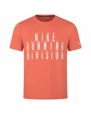 Nike Rise 365 Running Division Herr Dri-fit Kortärmad Rosa Löpartopp