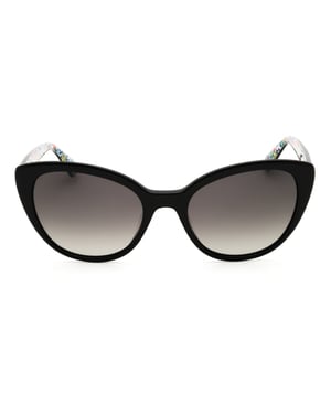 Kate Spade Amberlee Zwarte Gepolariseerde Zonnebril