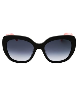Kate Spade Winslet Zwarte Zonnebril