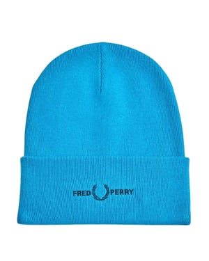 Fred Perry Broderad Cyberblå Mössa
