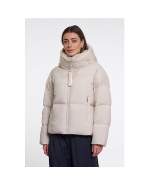 Rino & Pelle padded jacket with detachble collar joni 7002612 999022 birch