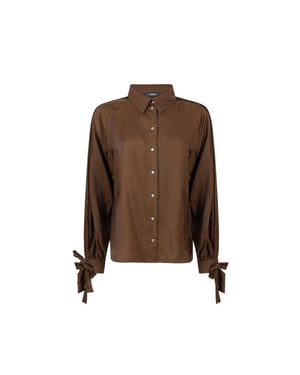 Jansen Amsterdam Indie blouse w26-000180 camel