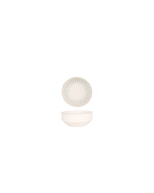 Rinart Serveerschaal sierra porselein 10 cm (200cc) set van 4