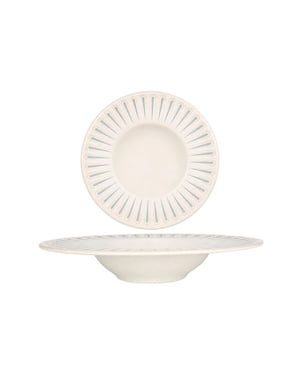Rinart Pastabord sierra porselein 28 cm (400cc) set van 2