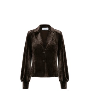 Helena Hart 7870 blazer lora velour choco
