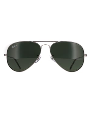 Ray-Ban Aviator Unisex Sand Transparent Grey Green Aviator RB3025
