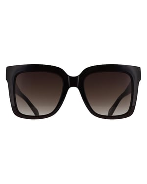 Quay Square Womens Espresso Brown Gradient Icy