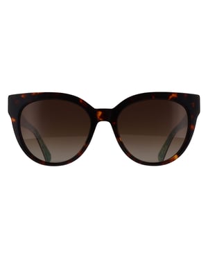 Kate Spade Cat Eye Womens Havana Brown Gradient Polarized Javana/G/S