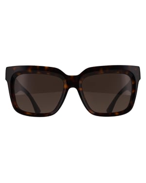 Burberry Square Womens Dark Havana Dark Brown BE4419