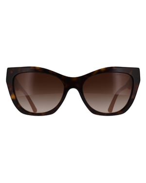 Emporio Armani Cat Eye Womens Shiny Havana Brown Gradient EA4176