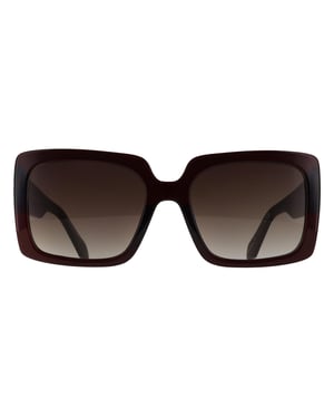 Quay Square Womens Brown Brown Gradient Total Vibe